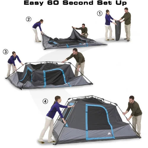 Ozark Trail 10 x 9 6-Person Dark Rest Instant Cabin Tent V511744