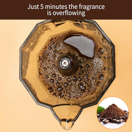 Cuban Coffee Maker 6-Cup Electric Espresso Moka Pot with Detachable Base N992