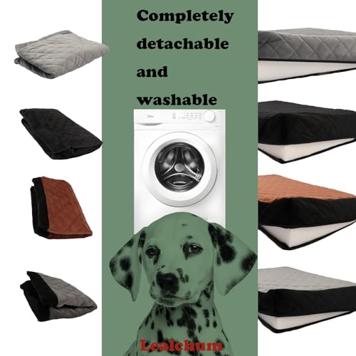 Large Dog Booster Car Seat with Memory Foam Cushion, Black Q2098