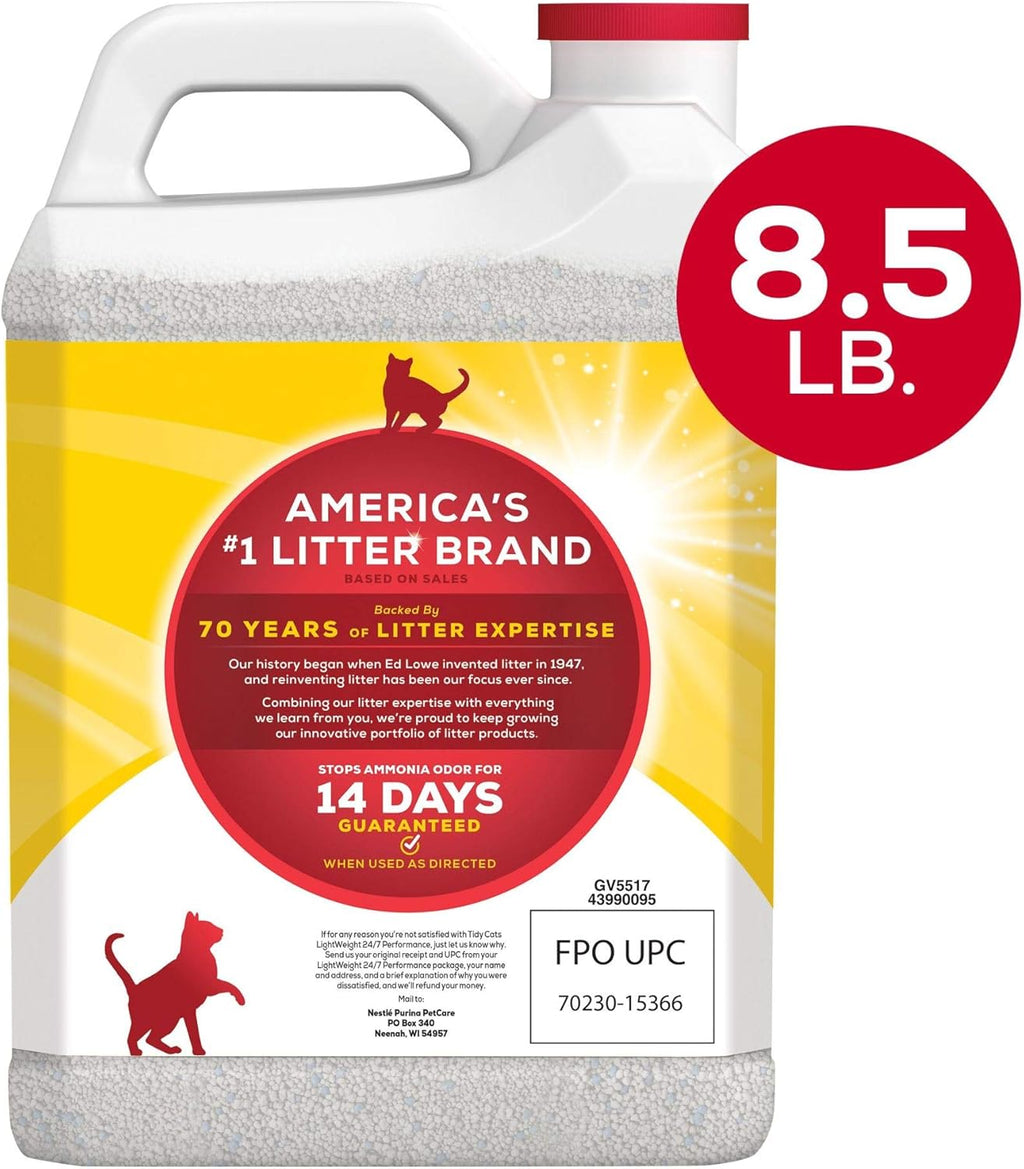 Tidy Cats Clumping Cat Litter, LightWeight, 136 oz J86315