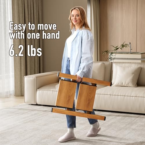 2 Step Lightweight Aluminum Folding Ladder with Anti-Slip Pedals, 330 lbs Capacity D5199
