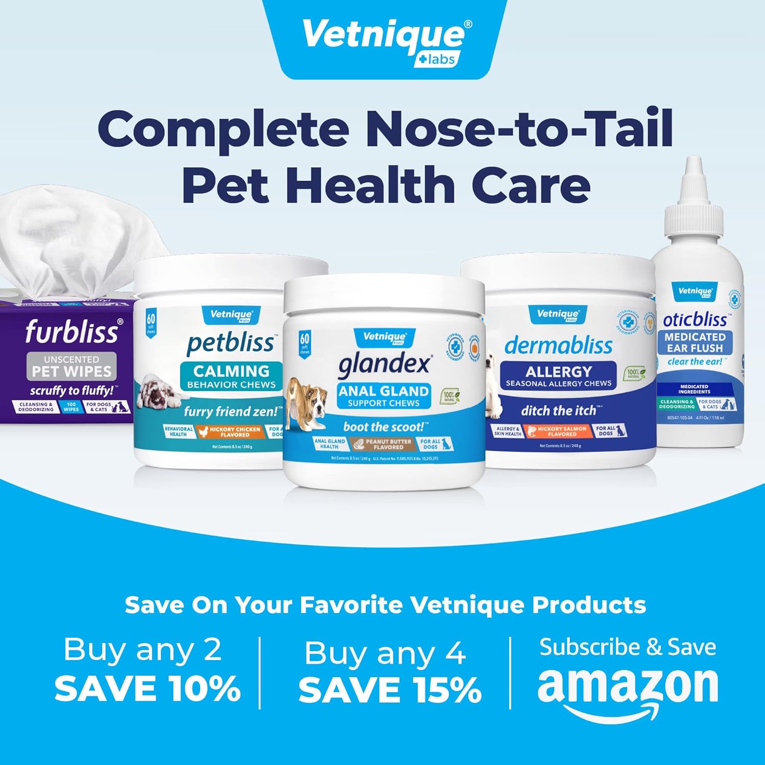 Vetnique Labs Glandex Medicated Anal Gland Spray for Dogs & Cats, 4oz R413858
