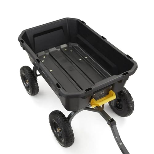 Gorilla Carts Heavy-Duty Dump Cart, 600 lb Capacity, Steel Frame Y885543