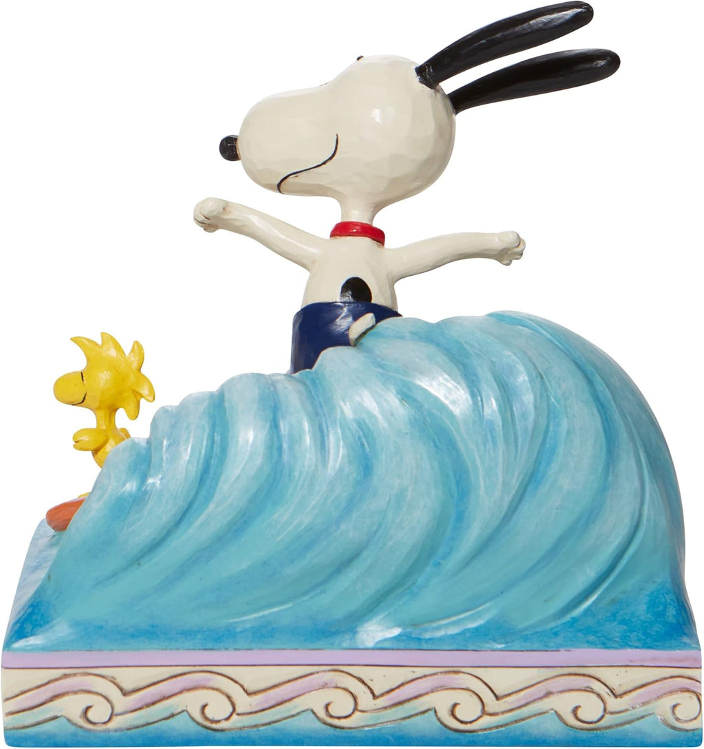 Jim Shore Peanuts Snoopy and Woodstock Surfing Figurine 5.5 Inch E123