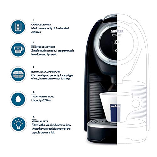 Lavazza BLUE Classy Mini Single Serve Espresso Coffee Machine LB 300 M4590
