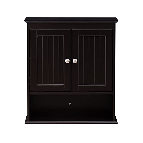 Spirich Bathroom Wall Cabinet with Doors, White A10165