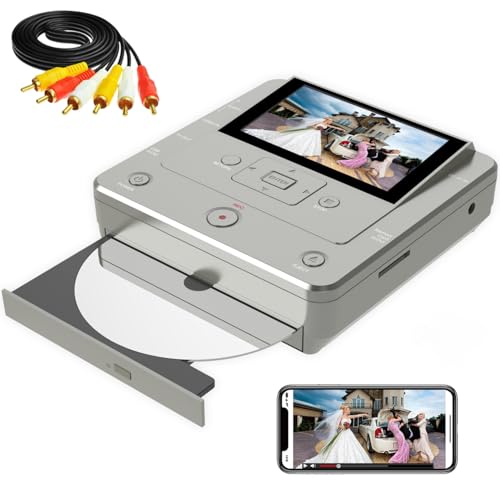 VHS to DVD Recorder with 10 DVDs & AV Cable L66704