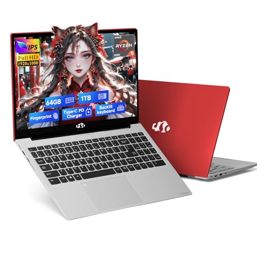 NIMO 15.6" FHD Gaming Laptop, AMD Ryzen 5, 32GB RAM 1TB SSD B421