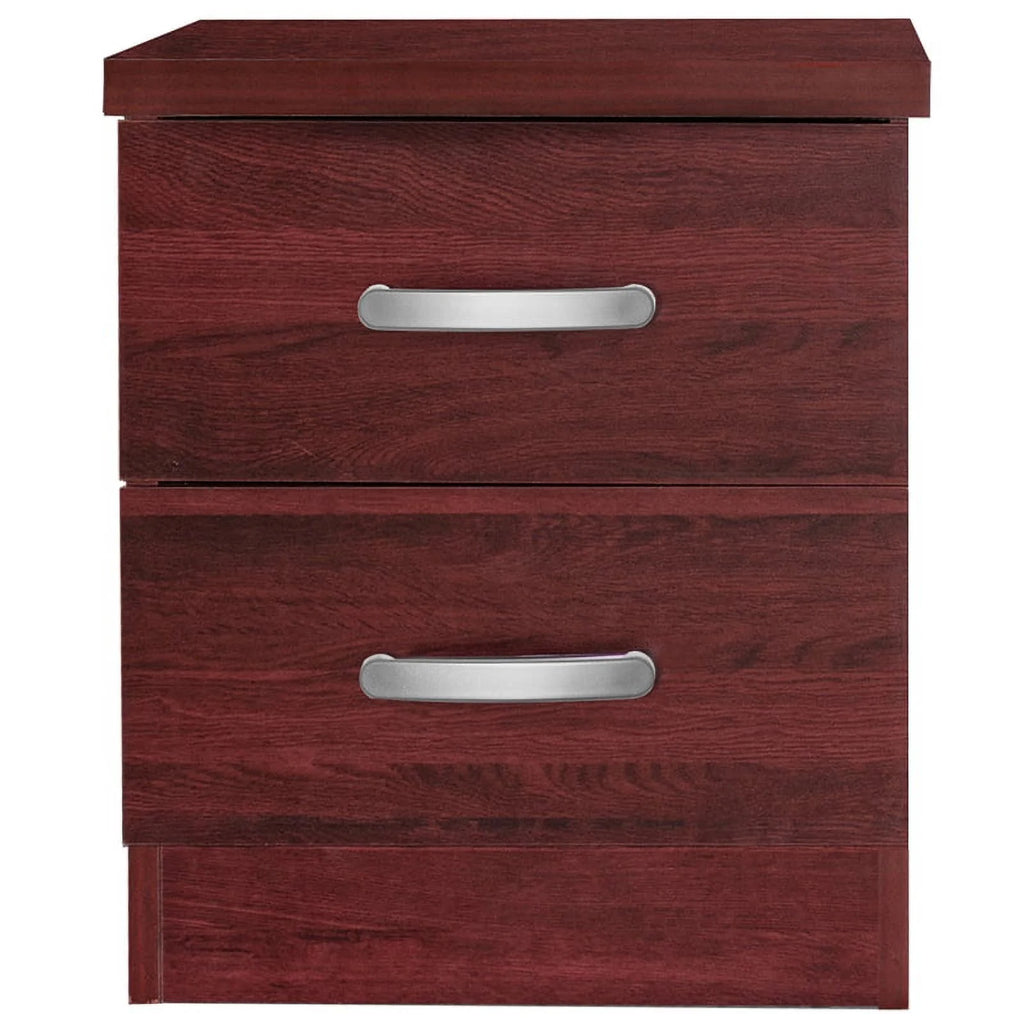 Home Square 3-Piece Queen Bedroom Set with Tall Chest, Wardrobe & Nightstand N72504