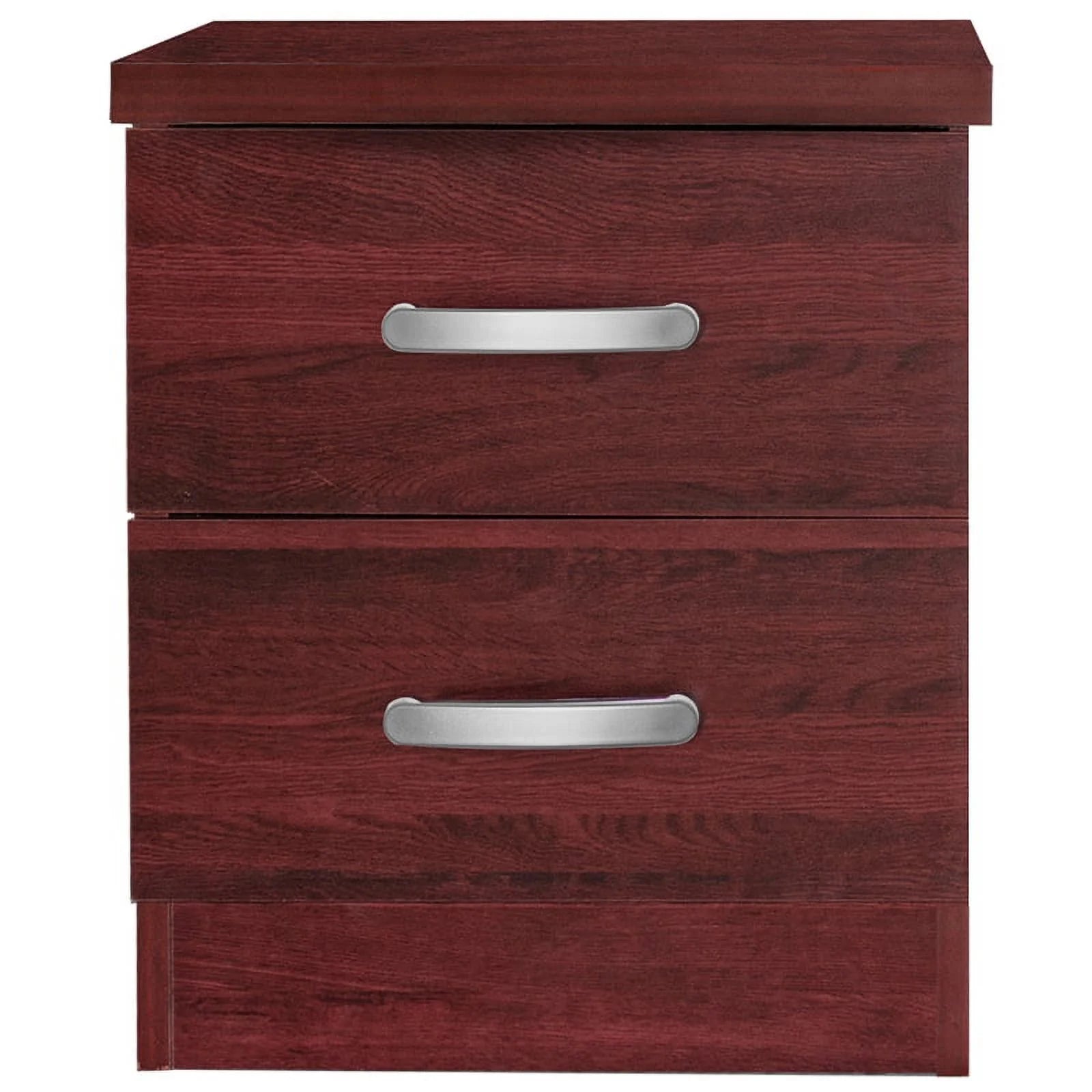 Home Square 3-Piece Queen Bedroom Set with Tall Chest, Wardrobe & Nightstand N72504