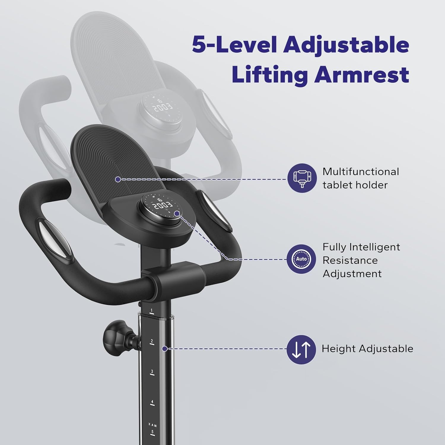 MERACH Elliptical Exercise Machine for Home with Magnetic Driving System I3187