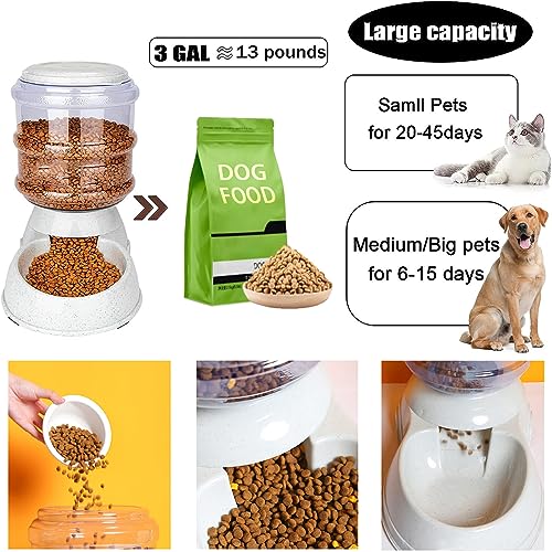 Automatic Dog Feeder for Large Dogs, 3 Gallon Gravity Dispenser H4633