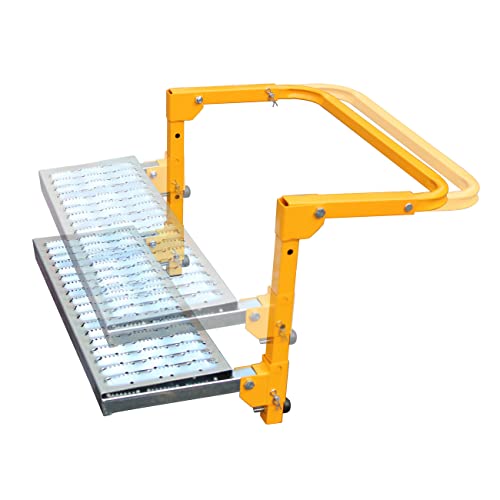 MAXXHAUL 50693 Adjustable Truck Tire Service Step with Non-Slip Platform P3702
