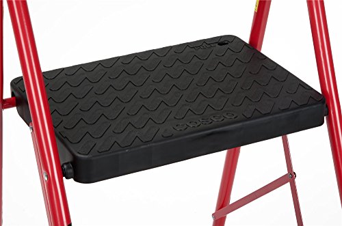 COSCO 2-Step Steel Step Stool, Gray Q61005