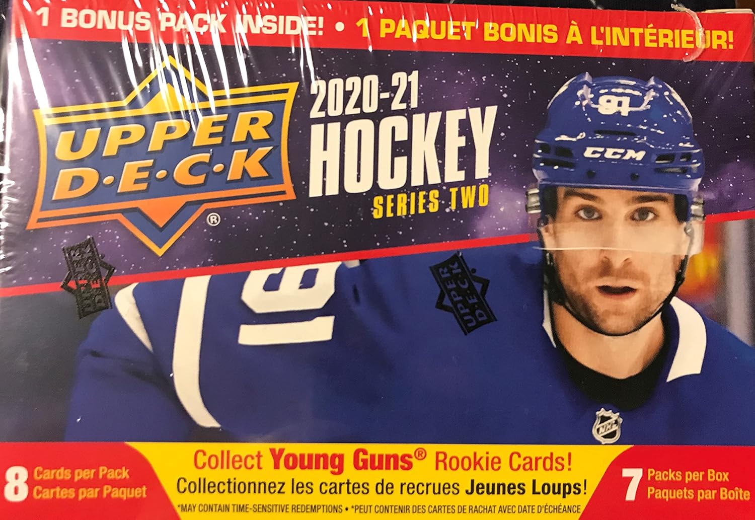 2020/21 Upper Deck Series 2 Hockey Blaster Box - 6 Packs Plus Bonus Pack I17027