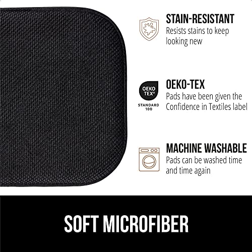 GORILLA GRIP Slip Resistant Chair Cushions, Memory Foam, Set of 2, Beige W525