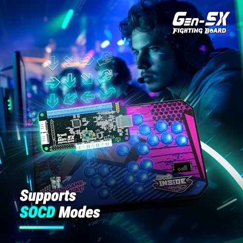 Brook Gaming Gen5X Fighting Board for PS5, XB Series, Switch and PC O6521