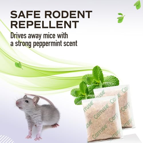 Peppermint Oil Rodent Repellent Pouches for Home Pest Control, 8 Count D7748