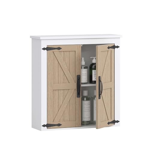 Spirich Small Wall Mounted Bathroom Cabinet, White E7850