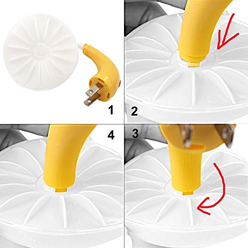 AUSAYE 5Pack Sensor LED Night Light Plug in Mushroom Lamp for Bedroom G797882