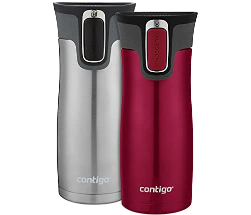 Contigo AUTOSEAL West Loop Vacuum-Insulated Stainless Steel Travel Mug 20 oz U753927