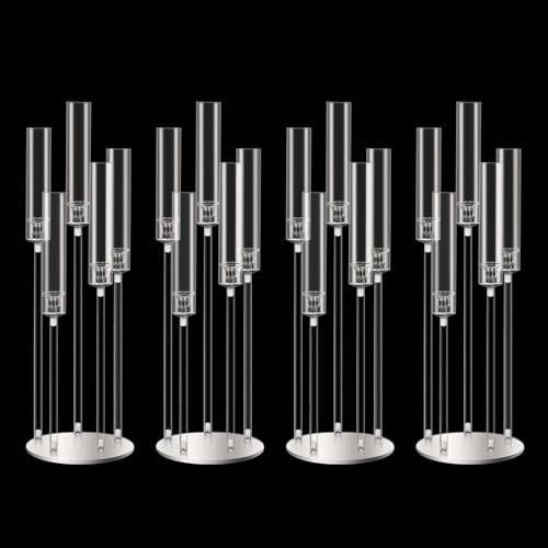 Black Candelabra Centerpieces for Wedding Table Decor 35in E5601