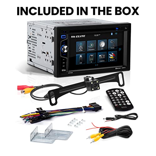 BOSS Audio Systems Elite BV755BLC 6.2" Double Din Touchscreen Car Stereo with Bluetooth O356