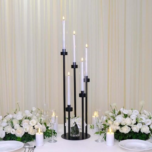 Black Candelabra Centerpieces for Wedding Table Decor 35in E5601