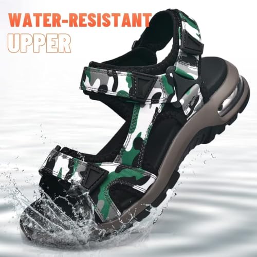 visionreast Mens Athletic Sandals Non-slip Outdoor Hiking P706