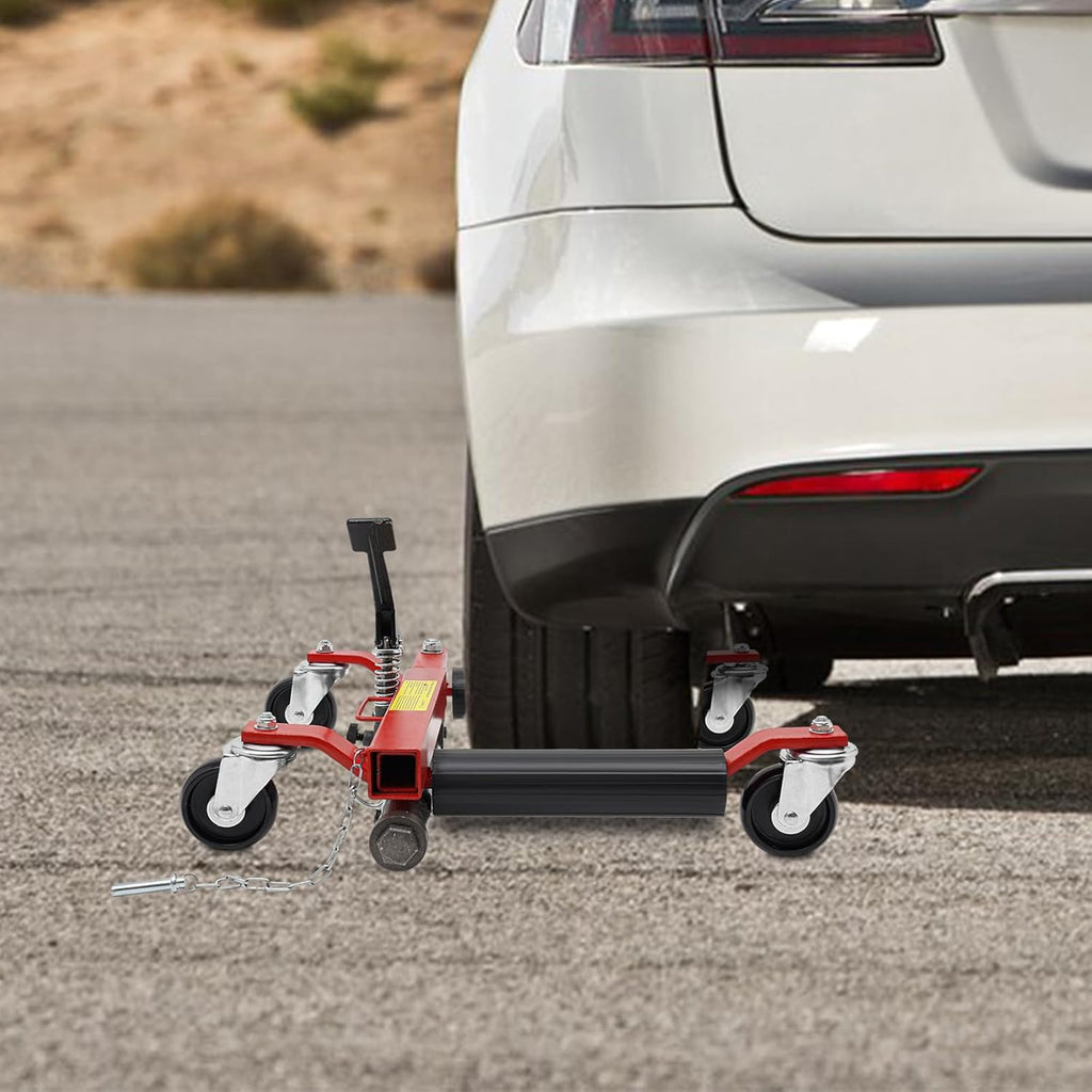 Wheel Dolly 1500LBS Heavy Duty Vehicle Positioning with Ratcheting Foot Pedal C673601