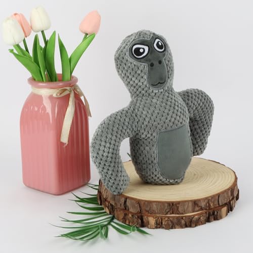 Gorilla Tag Plush Stuffed Animal Gray N58060