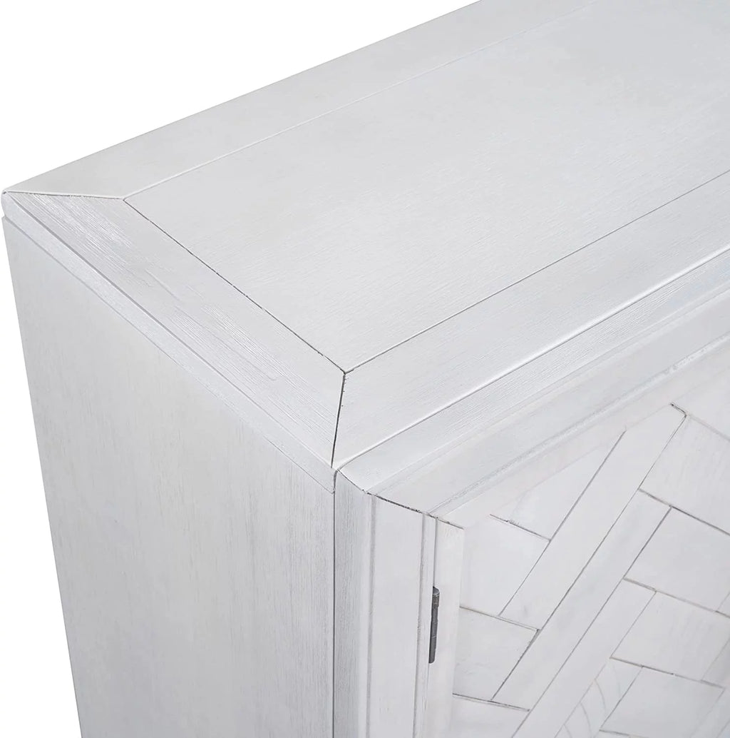 40 inch Accent Cabinet with Adjustable Shelves, Antique Sideboard Buffet N296973