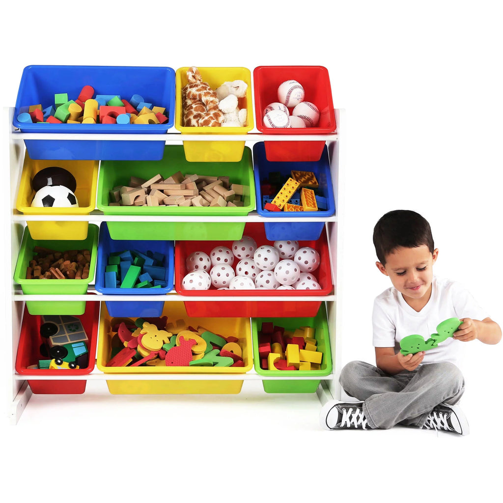 Tot Tutors Summit Kids Toy Storage Organizer with 12 Bins M89807