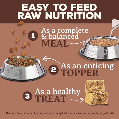 Primal Freeze Dried Dog Food Nuggets, Pork, Grain Free, 14 oz X399521