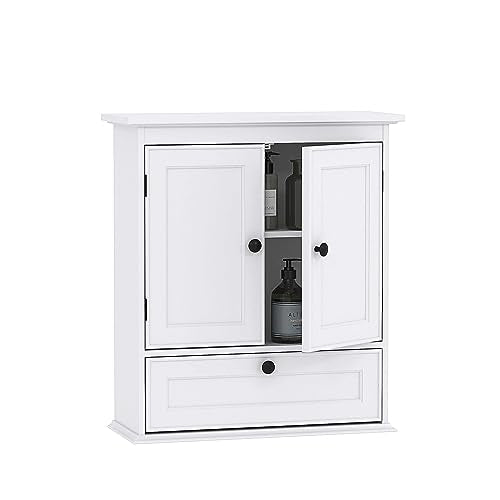Spirich Small Wall Mounted Bathroom Cabinet, White E7850