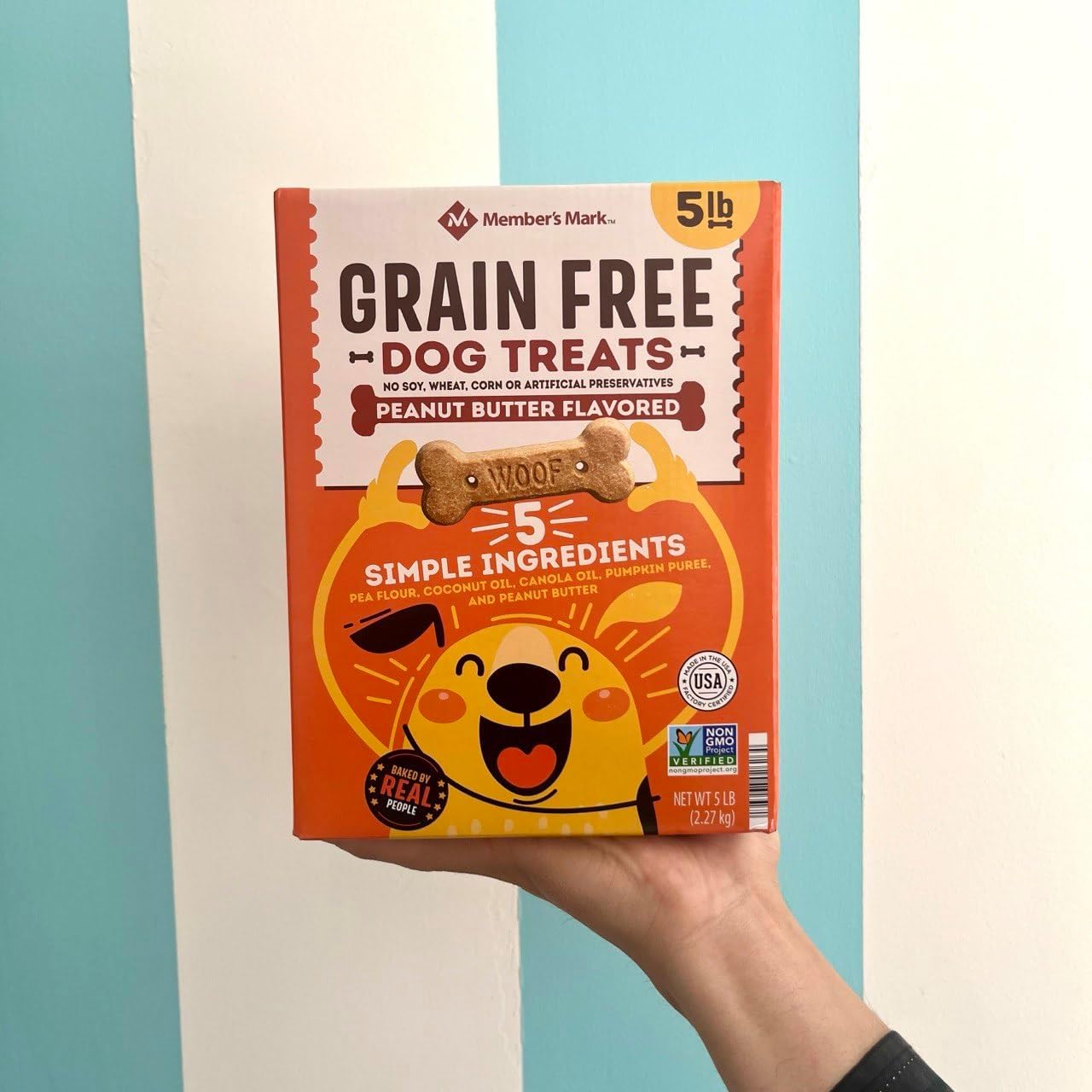 Member's Mark Grain Free Dog Treats Peanut Butter 5 lb X581
