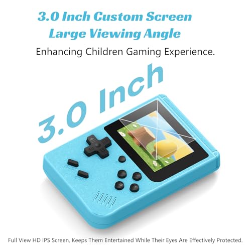Retro Handheld Games Console with 400 Built-in Games, 3.0 Inch IPS Screen, Gray N346564