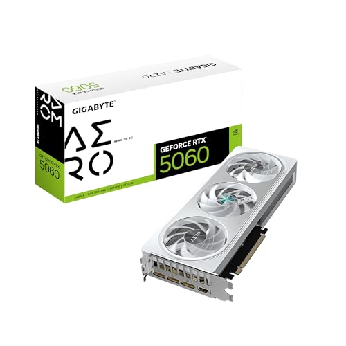 GIGABYTE GeForce RTX 5060 Gaming OC 8G Graphics Card, 8GB GDDR7, WINDFORCE Cooling M838