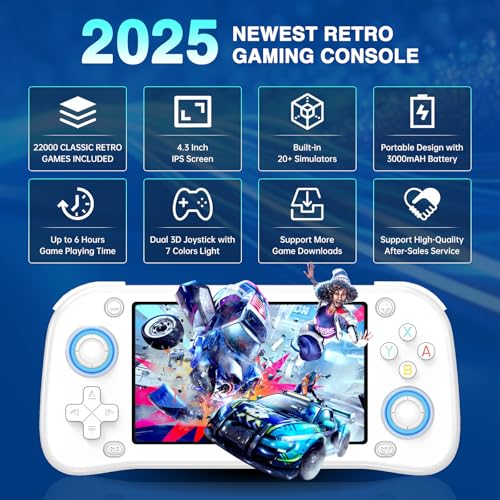 4.3" Retro Handheld Gaming Console with 128GB TF Card I395