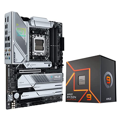 AMD Ryzen 7 7800X3D Desktop Processor with ASUS ROG Strix B650E-F Gaming WiFi Motherboard M47349