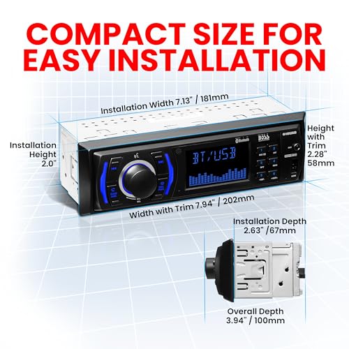 BOSS Audio Systems 616UAB Car Stereo with Bluetooth N9135