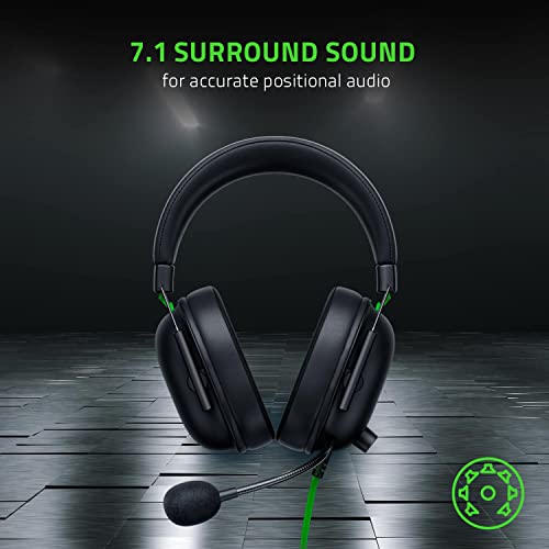 Razer BlackShark V2 X Gaming Headset 7.1 Surround Sound for PC, PS4, PS5, Switch F1650