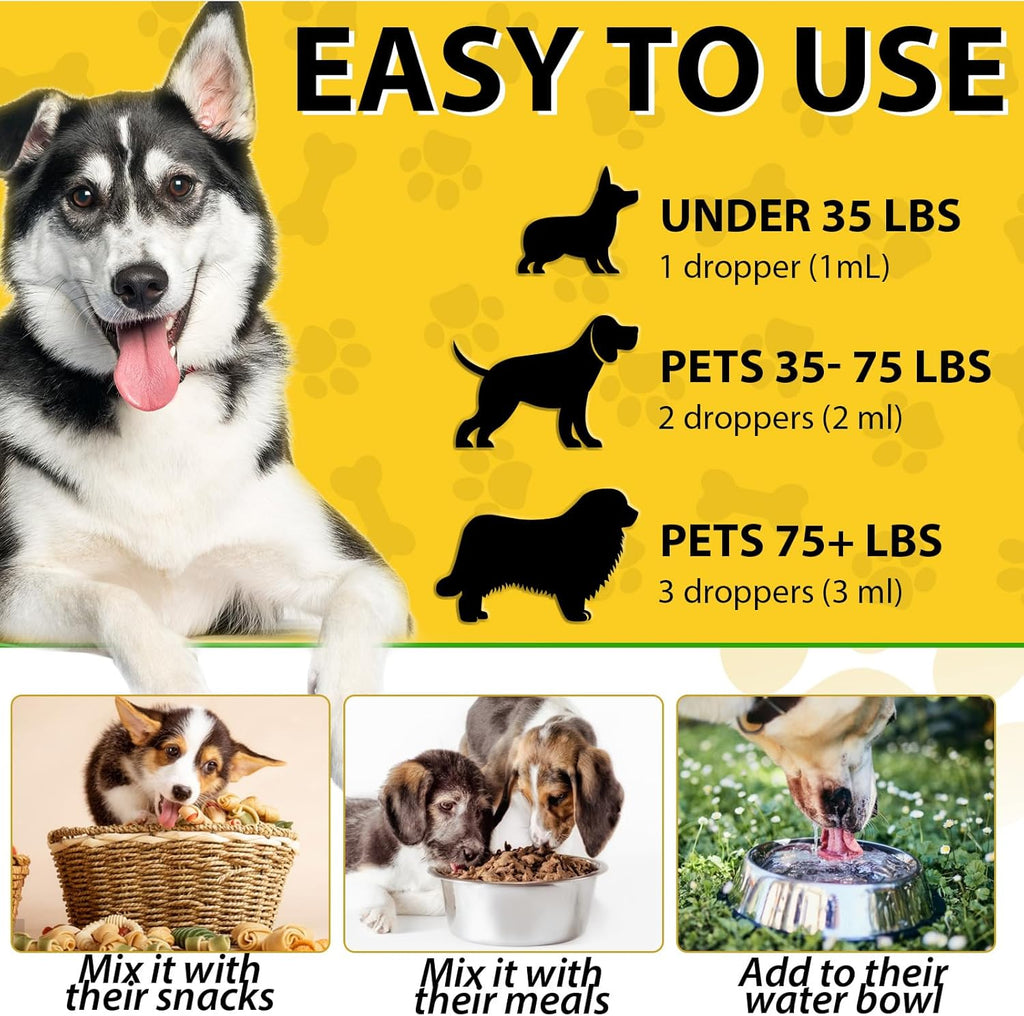 Natural Yeast Infection Treatment for Dogs - Ear Infection & Itch Relief, 2 fl oz G3924