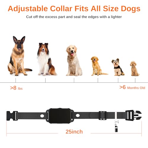 Fluffee RC09 Dog Training Collar with Remote, 3 Modes, IPX7 Waterproof U148570
