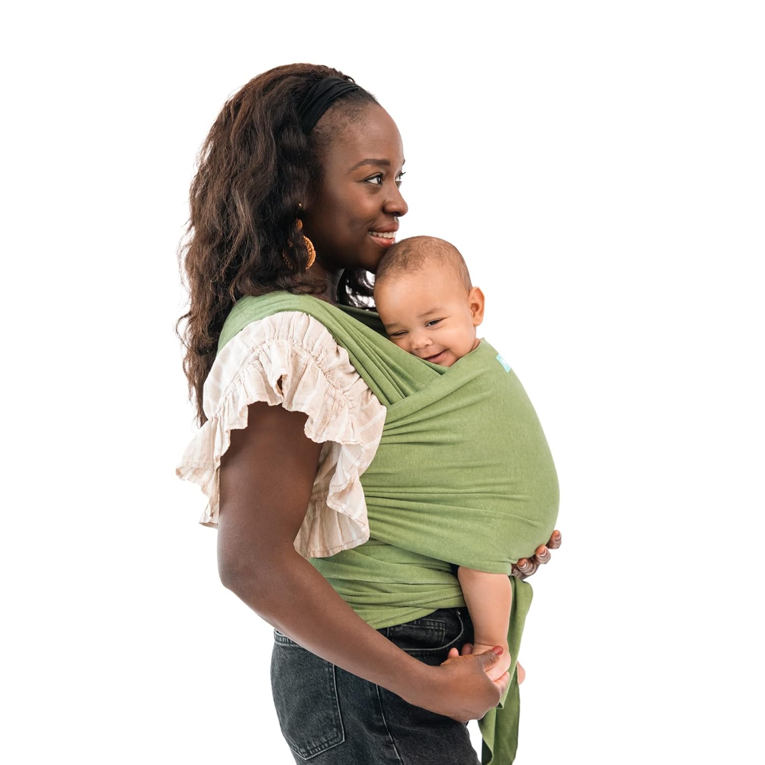 Moby Wrap Baby Carrier Element for Newborns & Infants, Adjustable, Kiwi S441