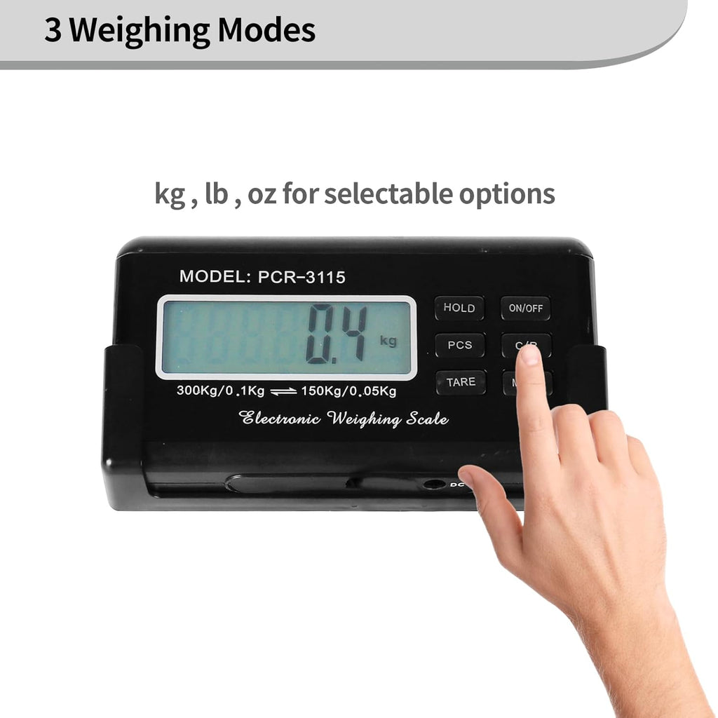 Digital Livestock Scale 660Lbs Stainless Steel Platform Veterinary Scale S3102