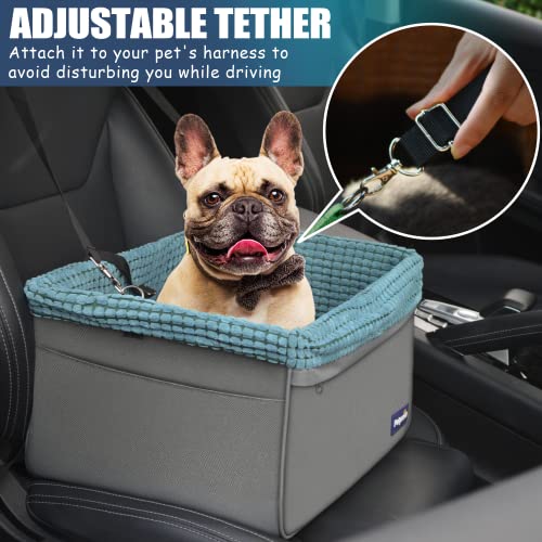 Pet Car Seat for Small Dogs & Cats 20lbs with Adjustable Leash X12424