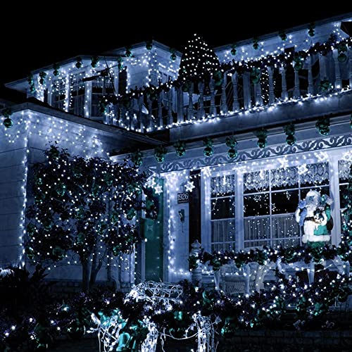TW SHINE Halloween Lights 328FT Outdoor String Lights with Remote, Purple & Orange F53527