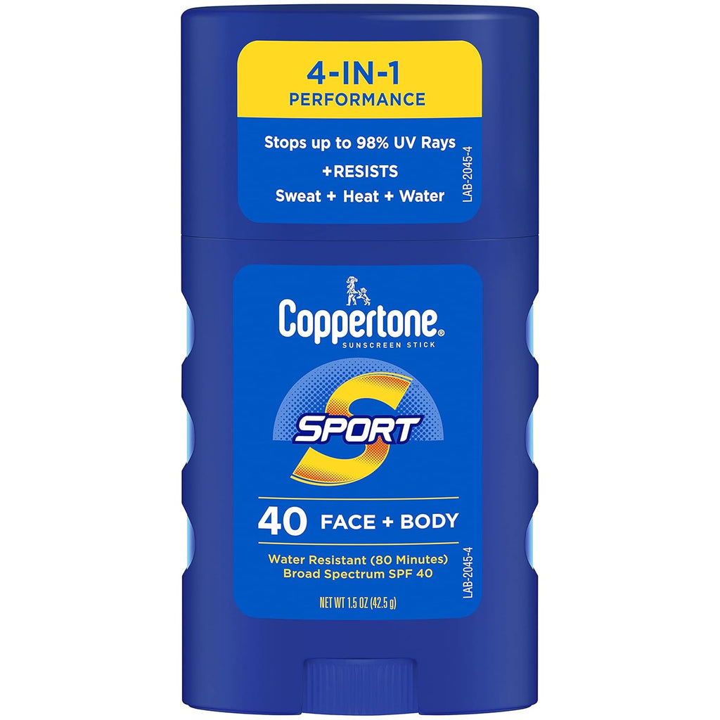 Coppertone Sport Sunscreen Pack SPF 50 Spray & SPF 40 Stick A3263