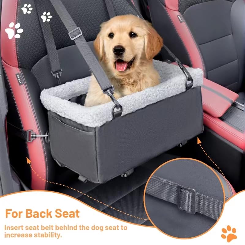 Dog Car Seat for Small Dogs with Metal Frame C180464